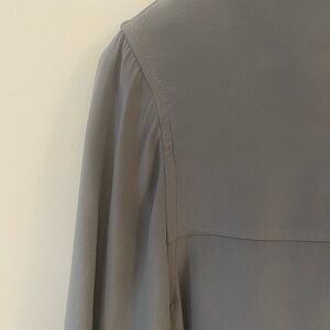 Long sleeve silk top